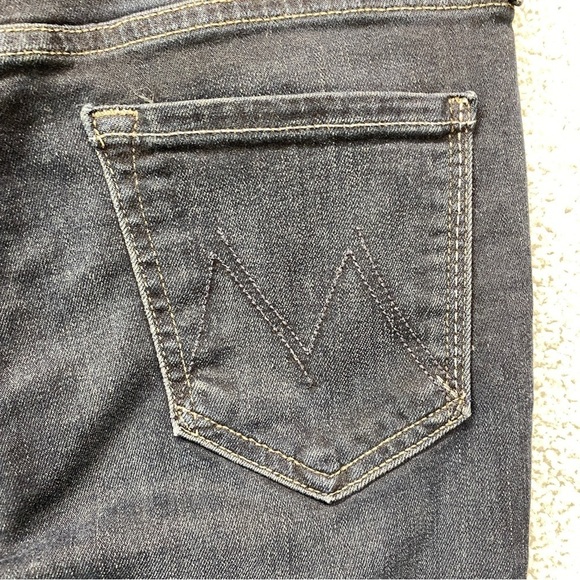 Mother Denim The Looker Ankle Fray in Coffee, Tea, and Me? Jean Sz 27 - Picture 8 of 14